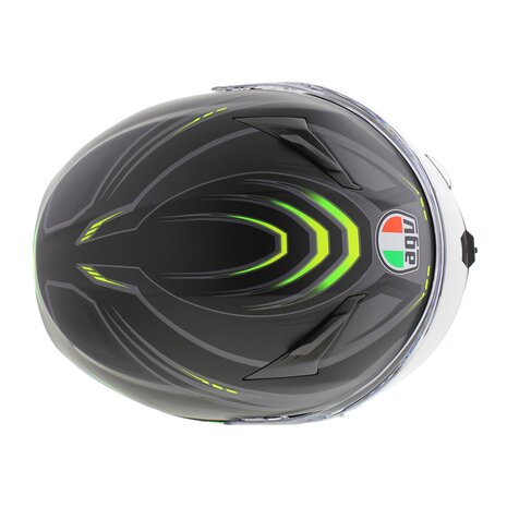 AGV K3 fullface motorcycle helmet Syth matt black fluo yellow