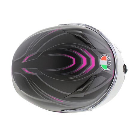 AGV K3 fullface motorcycle helmet Syth matt black pink