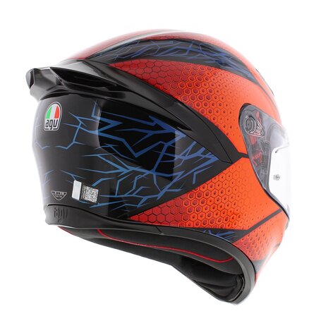 AGV K1 S helmet Speedarmor gloss orange blue