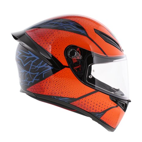 AGV K1 S helmet Speedarmor gloss orange blue