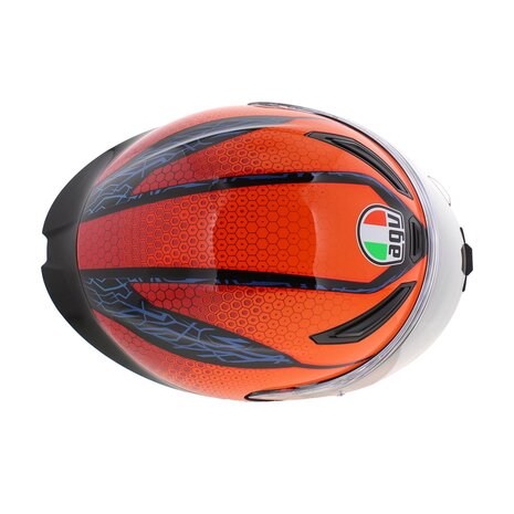 AGV K1 S helmet Speedarmor gloss orange blue