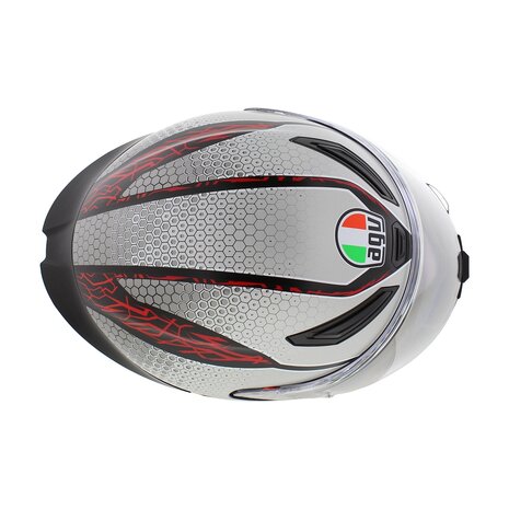 AGV K1 S Motorcycle helmet Speedarmor matt grey red