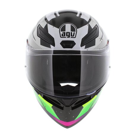 AGV K1 S helmet Punkpulse gloss black purple green