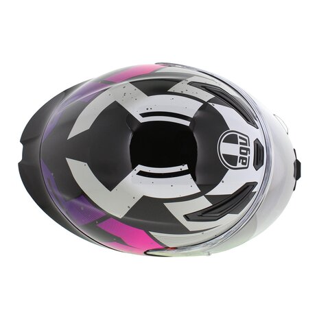 AGV K1 S helmet Punkpulse gloss black purple green