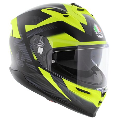 AGV K7 helmet Glimpse matt black fluo yellow