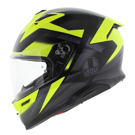 AGV K7 helmet Glimpse matt black fluo yellow