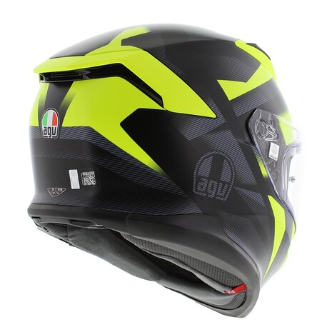 AGV K7 helmet Glimpse matt black fluo yellow