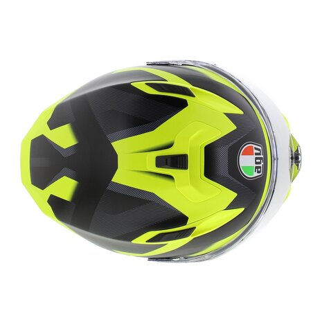AGV K7 helmet Glimpse matt black fluo yellow
