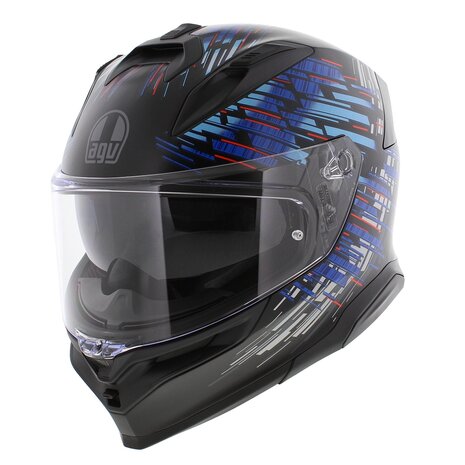 AGV K7 helmet Genisys matt black blue grey
