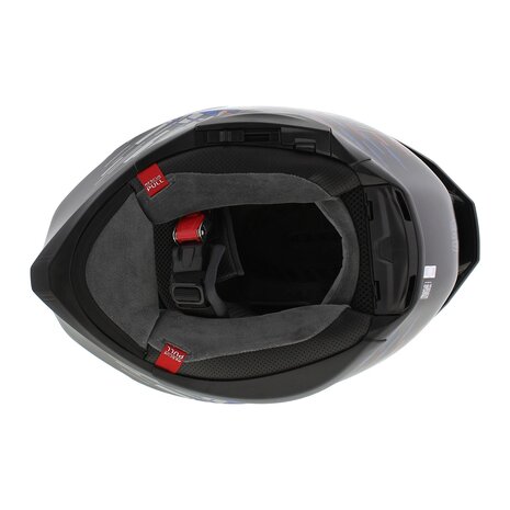 AGV K7 helmet Genisys matt black blue grey