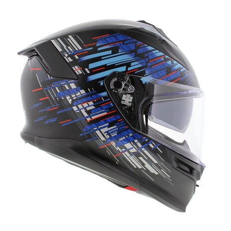 AGV K7 helmet Genisys matt black blue grey