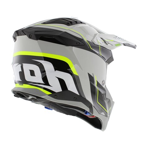 Airoh MX Helmet Aviator 3 AMS&sup2; Leader gloss grey black yellow