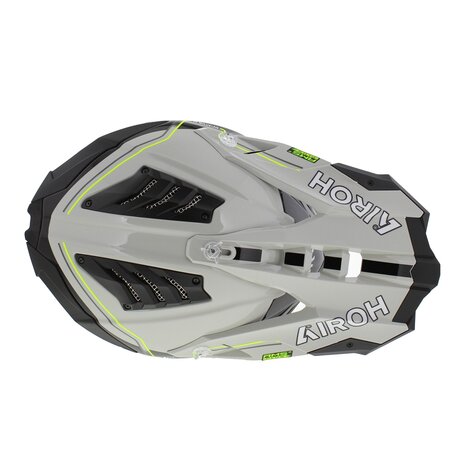 Airoh MX Helmet Aviator 3 AMS&sup2; Leader gloss grey black yellow