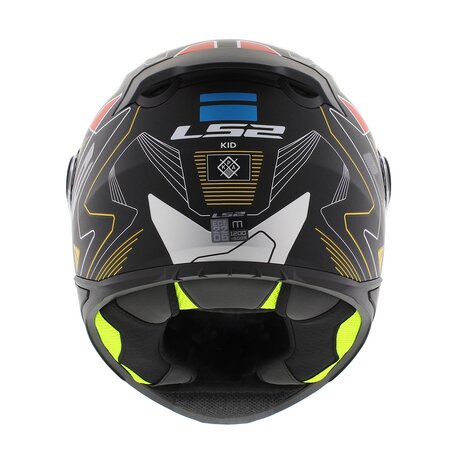 LS2 FF812 Kids junior Zero matt grey red - Children motorcycle racing helmet