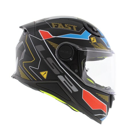 LS2 FF812 Kids junior Zero matt grey red - Children motorcycle racing helmet
