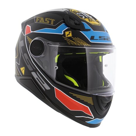 LS2 FF812 Kids junior Zero matt grey red - Children motorcycle racing helmet