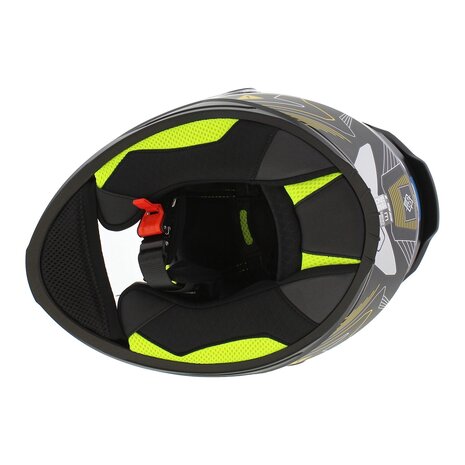 LS2 FF812 Kids junior Zero matt grey red - Children motorcycle racing helmet