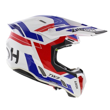 Airoh Twist 3.0 MX Helmet Dynasty gloss white blue red