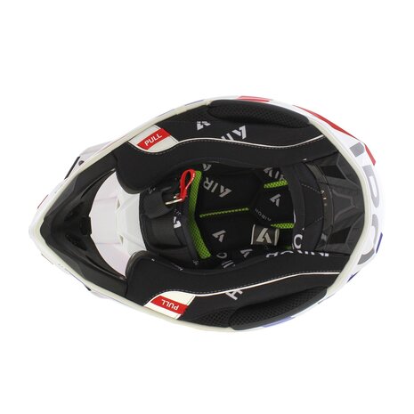 Airoh Twist 3.0 MX Helmet Dynasty gloss white blue red