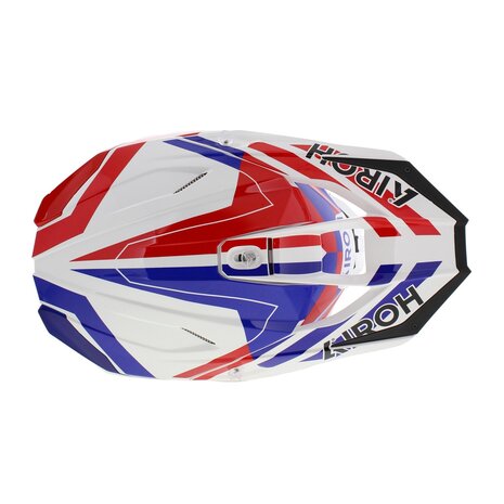 Airoh Twist 3.0 MX Helmet Dynasty gloss white blue red