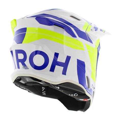 Airoh Twist 3.0 MX Helmet Dynasty white blue yellow