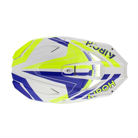 Airoh Twist 3.0 MX Helmet Dynasty white blue yellow