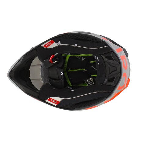 Airoh Twist 3.0 MX Helmet Dynasty black grey orange