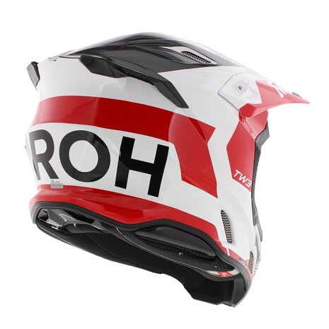 Airoh Twist 3.0 MX Helmet Fancy gloss black white red
