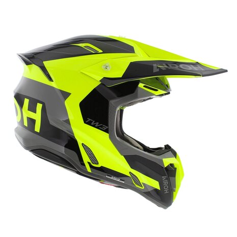 Airoh Twist 3.0 MX Helmet Fancy gloss black yellow