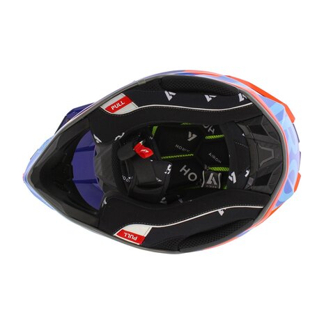 Airoh Twist 3.0 MX Helmet Fancy gloss orange blue red