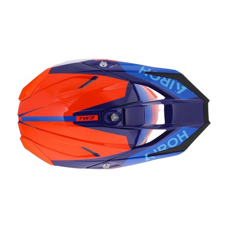 Airoh Twist 3.0 MX Helmet Fancy gloss orange blue red