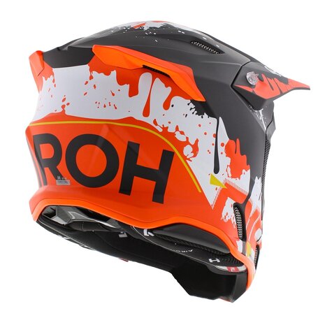 Airoh Twist 3.0 MX Helmet Dirt matt black orange red