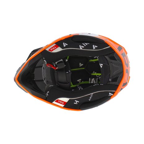 Airoh Twist 3.0 MX Helmet Dirt matt black orange red