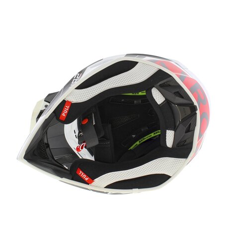 Airoh Aviator Ace 2 MX Helmet Shield gloss black white red