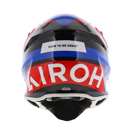 Airoh Aviator Ace 2 MX Helmet Shield gloss blue white red