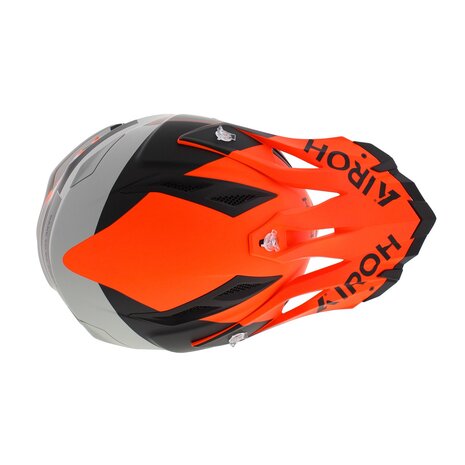 Airoh Aviator Ace 2 MX Helmet Shield matt black grey orange
