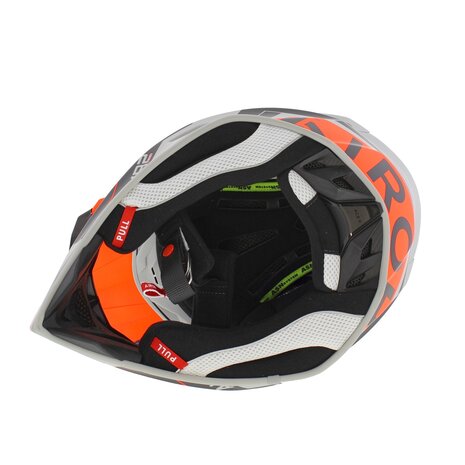 Airoh Aviator Ace 2 MX Helmet Shield matt black grey orange