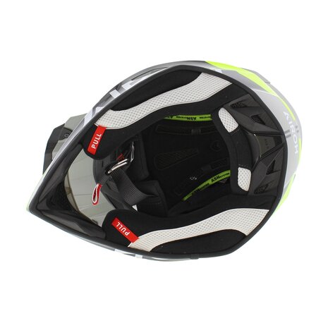 Airoh Aviator Ace 2 MX Helmet Fury gloss grey black yellow