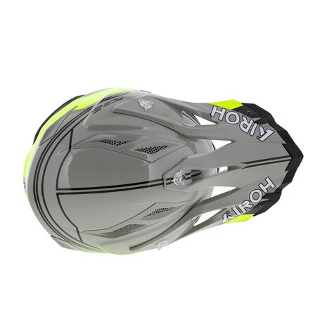 Airoh Aviator Ace 2 MX Helmet Fury gloss grey black yellow