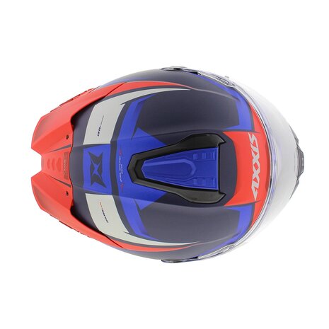Axxis Hawk SV EVO full face helmet Ixil C17 matt blue red - Size XS