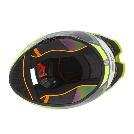 Axxis Hawk SV EVO full face helmet Ixil matt fluo yellow