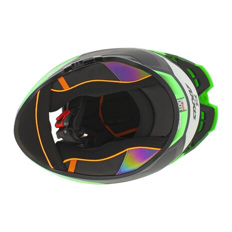 Axxis Hawk SV EVO full face helmet Ixil matt black green