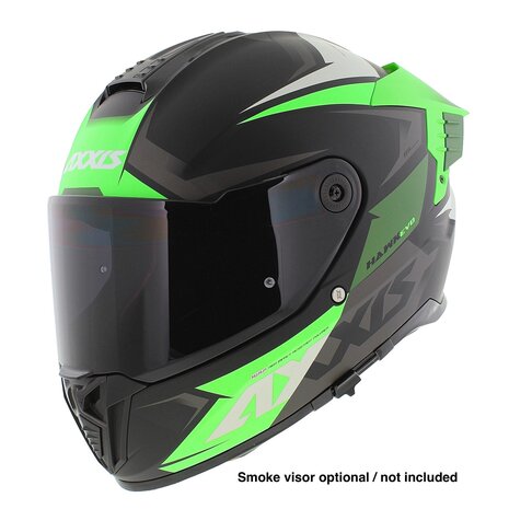 Axxis Hawk SV EVO full face helmet Ixil matt black green