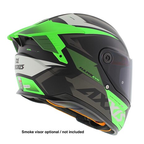 Axxis Hawk SV EVO full face helmet Ixil matt black green