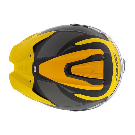 Axxis Hawk SV Evo full face helmet Judge B13 matt yellow black titanium
