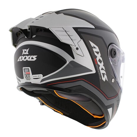 Axxis Hawk SV Evo full face helmet Judge B2 matt grey titanium