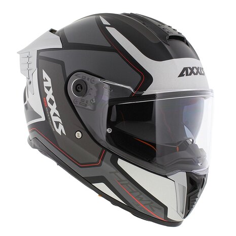 Axxis Hawk SV Evo full face helmet Judge B2 matt grey titanium
