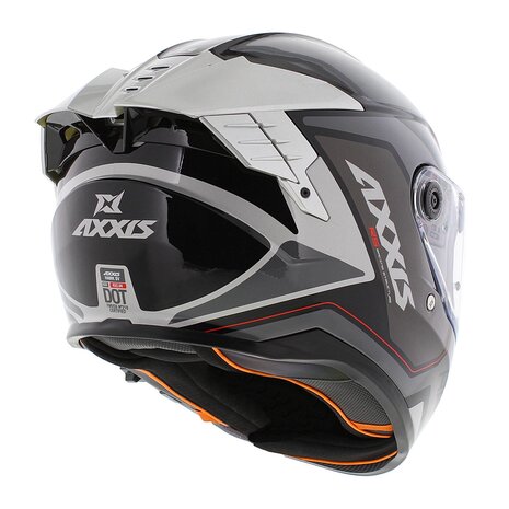 Axxis Hawk SV Evo full face helmet Judge B2 gloss grey titanium