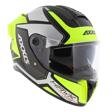 Axxis Hawk SV Evo full face helmet Judge B3 matt yellow silver black