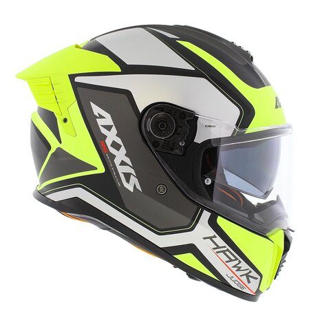Axxis Hawk SV Evo full face helmet Judge B3 matt yellow silver black
